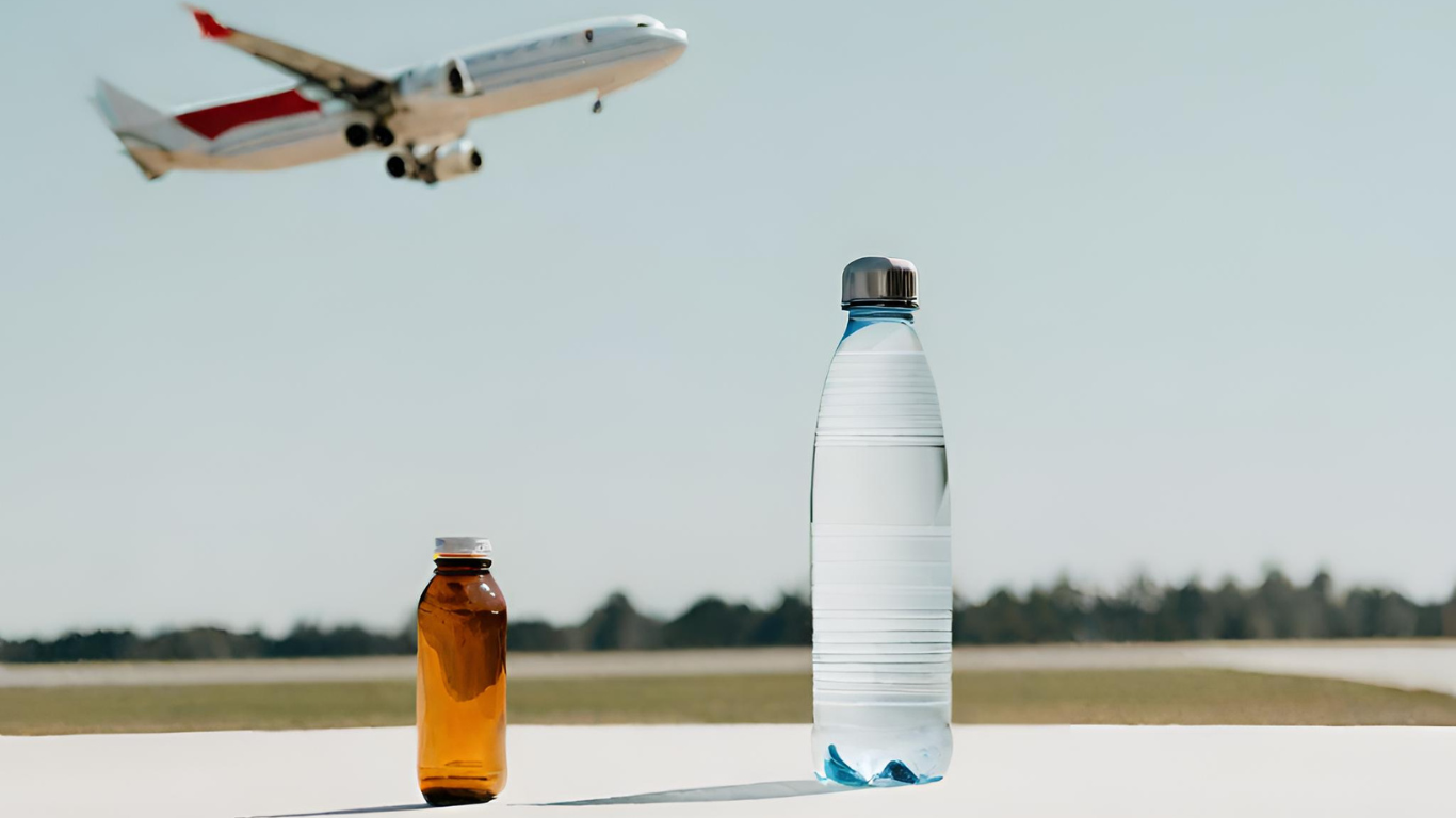 Peut-on prendre une gourde dans l'avion ?